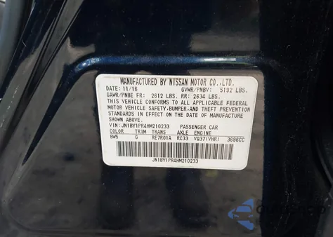 2017 Infiniti Q70L 3.7X z USA, uszkodzony, nr VIN JN1BY1PR4HM210233